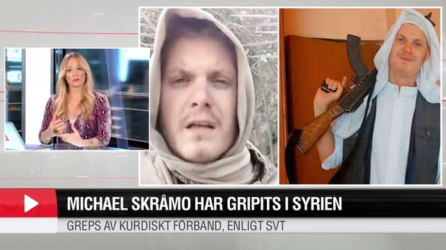 Michael Skråmo gripen i Syrien