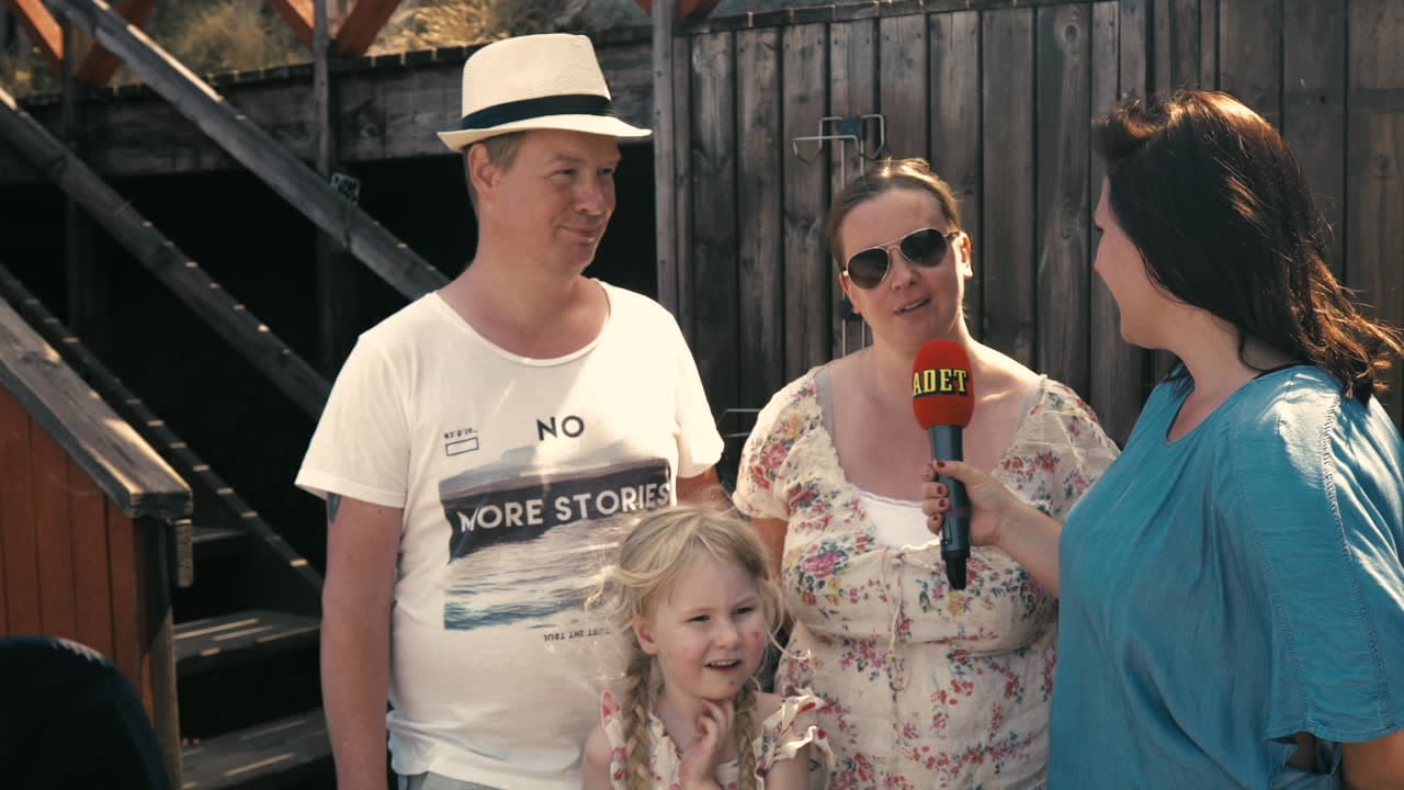 ”Det var för att få lite svalka i den här värmen”