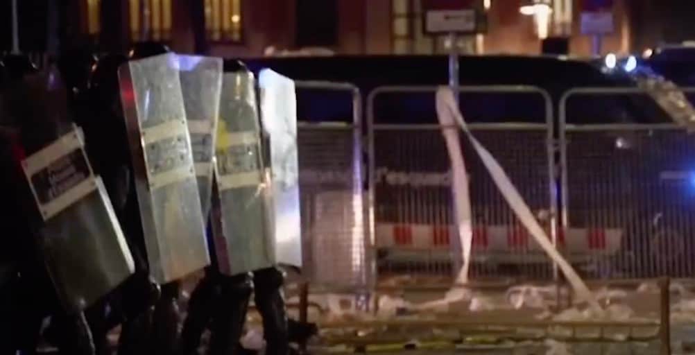 Demonstrationer fortsätter i Katalonien