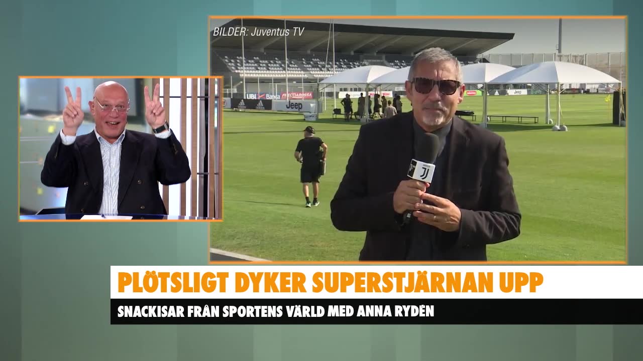 Plötsligt dyker superstjärnan upp