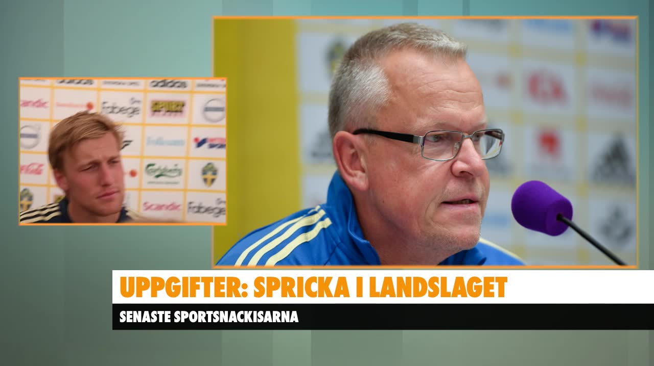 Uppgifter: Spricka i svenska fotbollslandslaget