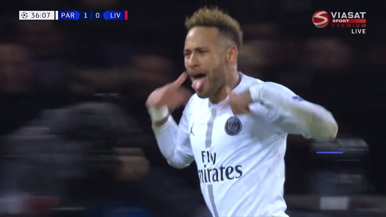 Neymar hjälte för PSG – Liverpool nära CL-fiasko