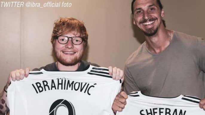 Zlatan: ”Äntligen har Ed Sheeran fått träffa Gud"