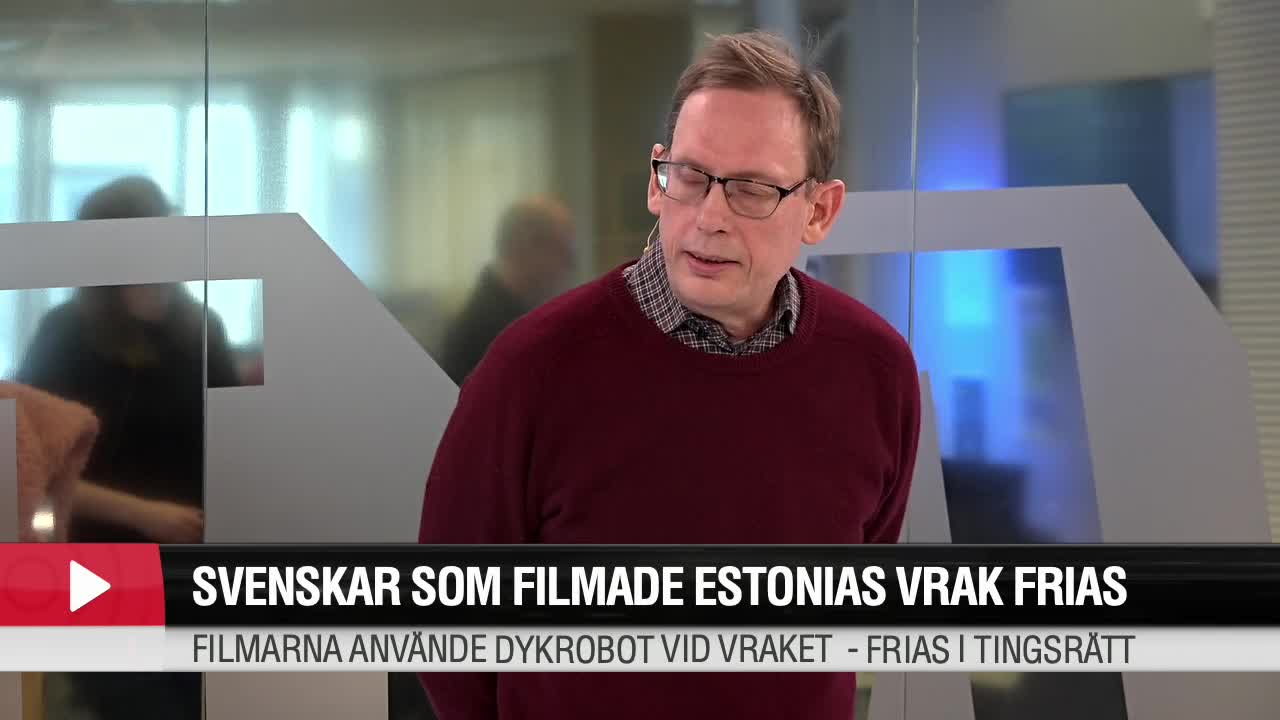 Journalister använde dykrobot vid Estonia – Hör Oisin Cantwell om den friande domen