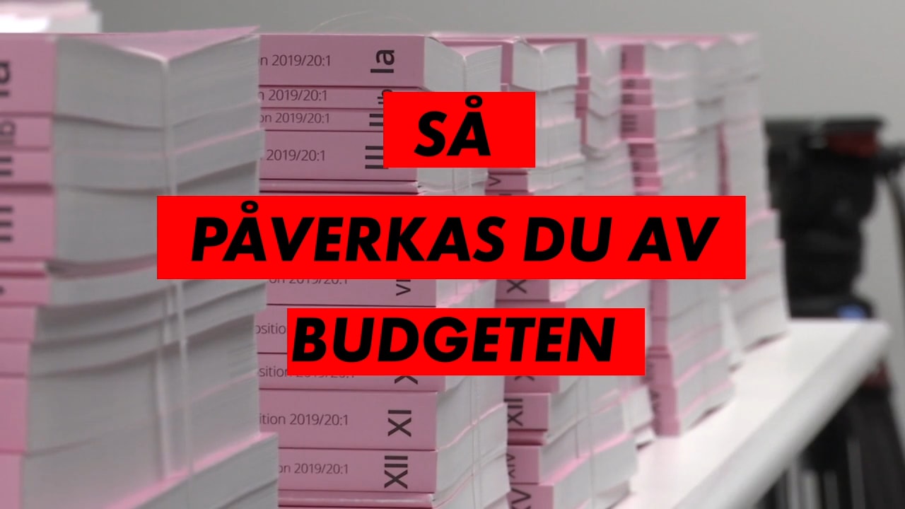 Så påverkas du av regeringens budget