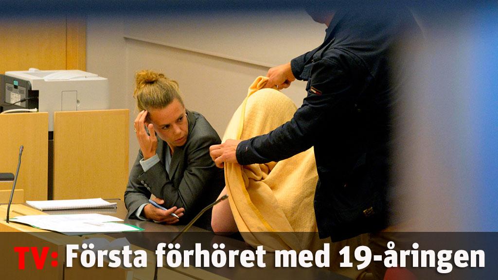 Första förhöret med misstänkta 19-åringen