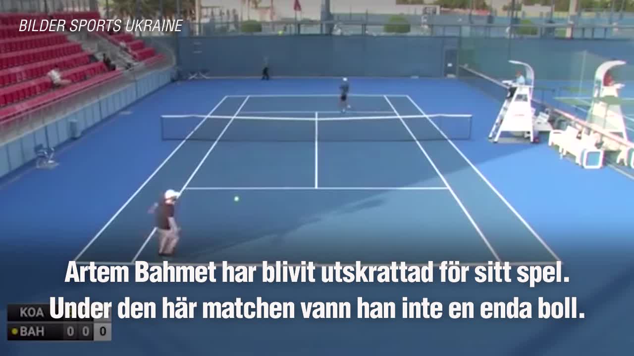 "Världens sämsta tennisspelare" förlorar varje boll – men vinner pengarna