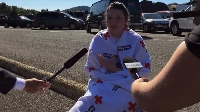 19-åriga Hannah Miles överlevde skjutningen