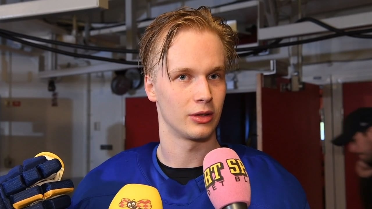Elias Pettersson om tiden efter NHL-uttåget