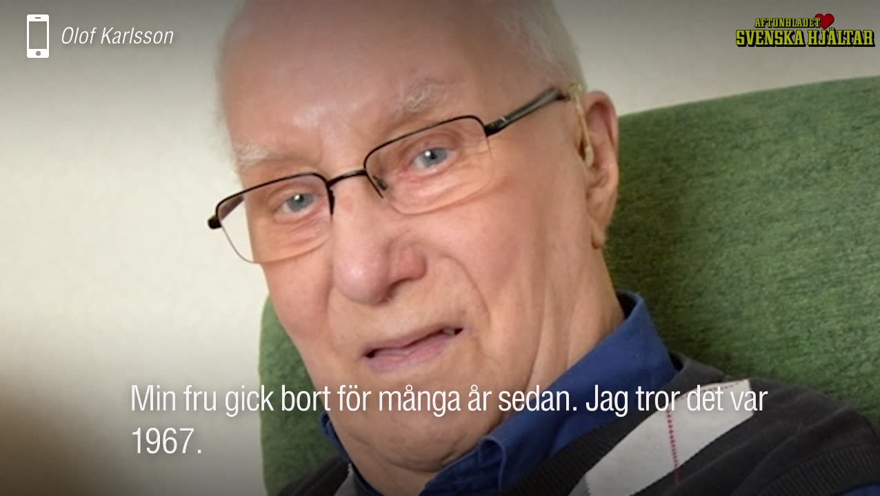 Olof, 93, blev liggande i snön i timmar