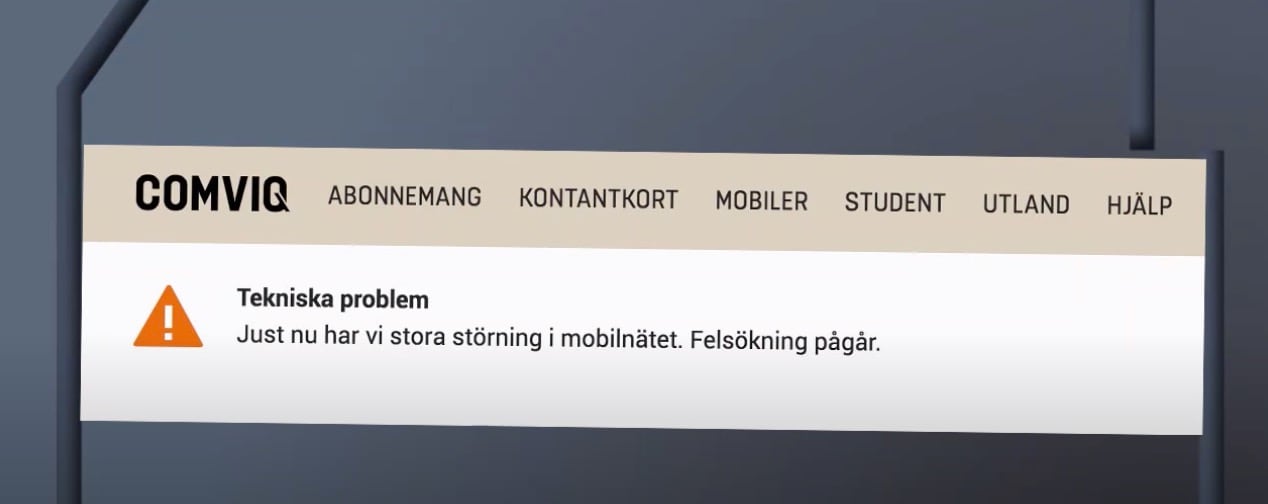 Problem för TELE2