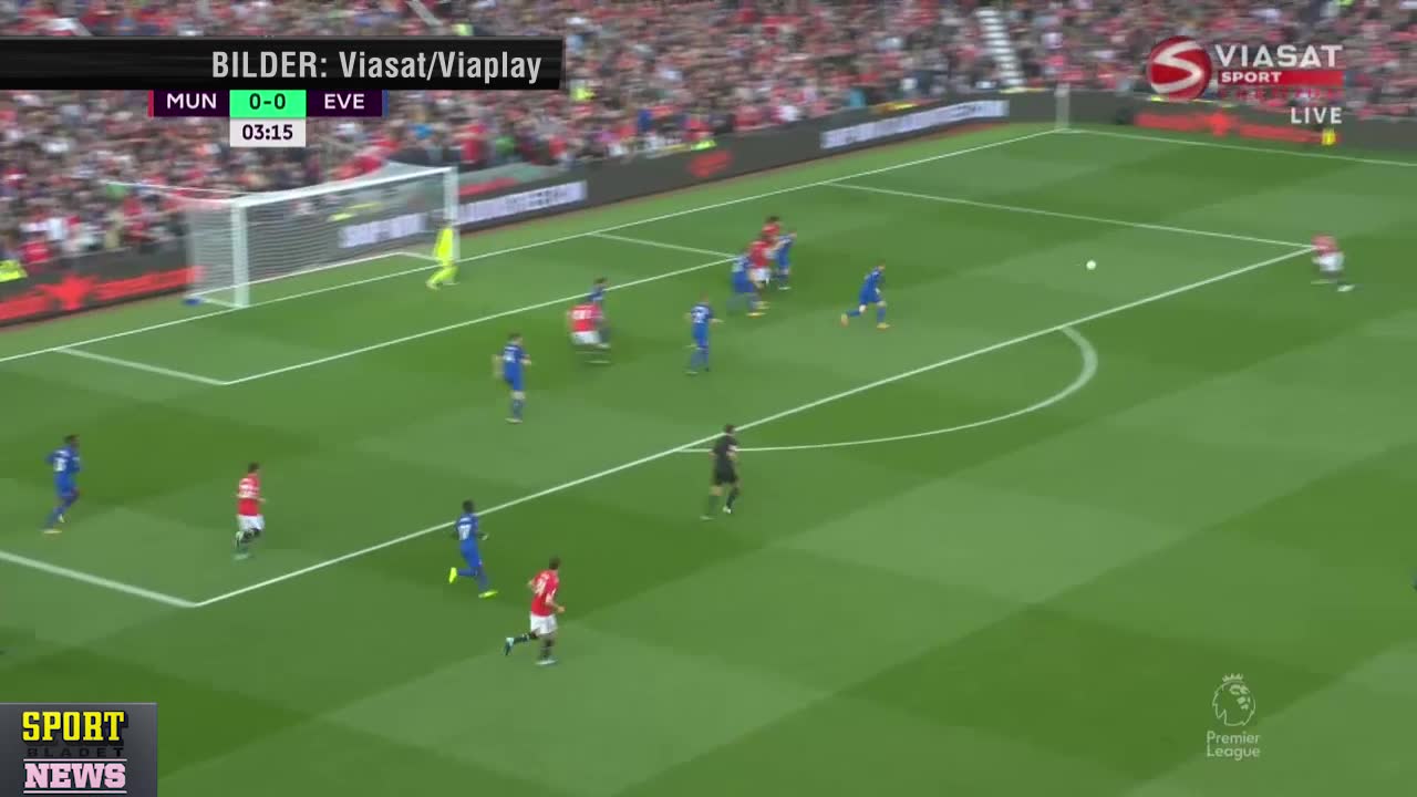 United krossade Everton i Rooneys återkomst