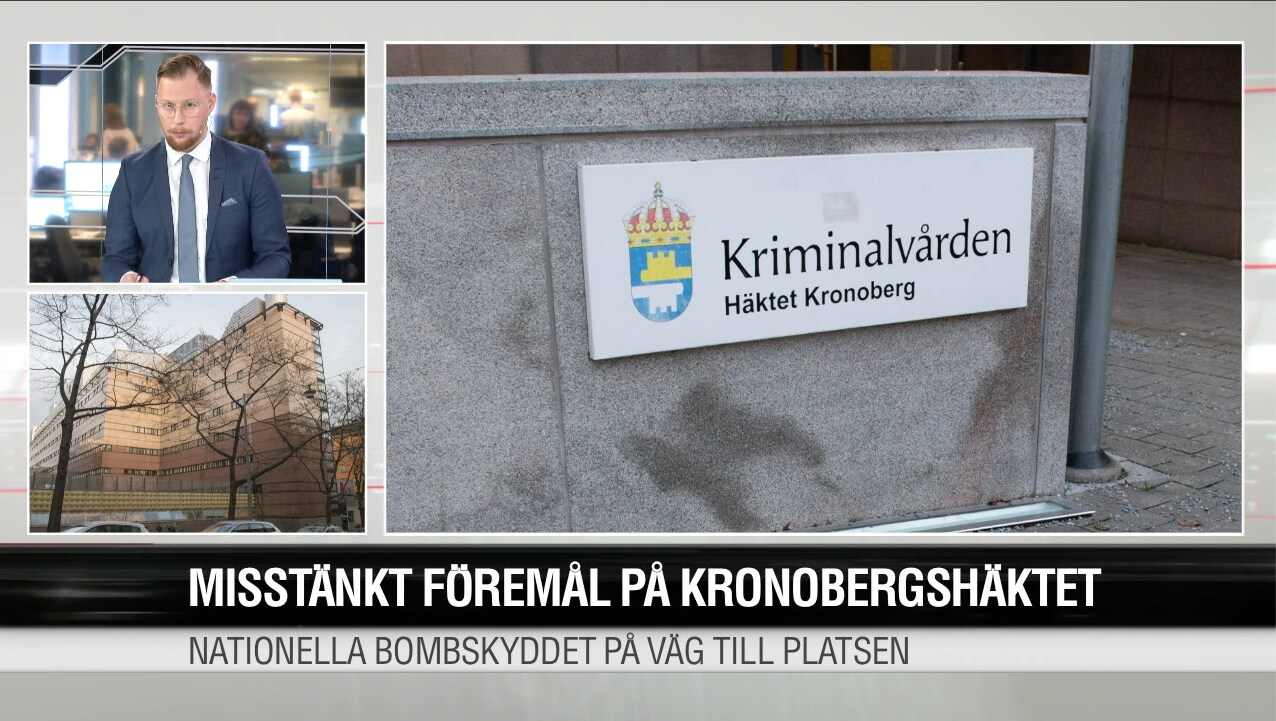 Misstänkt föremål på Kronobergshäktet