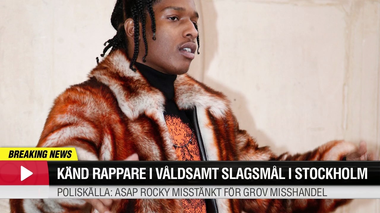 Världskände rapparen ASAP Rocky misstänks för grov misshandel i Stockholm
