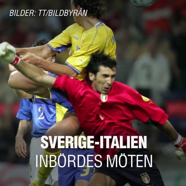 Sverige-Italien: Inbördes möten