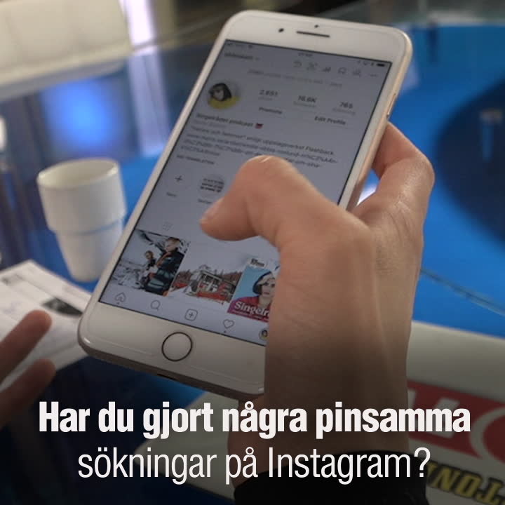 Så rensar du sökhistoriken på Instagram