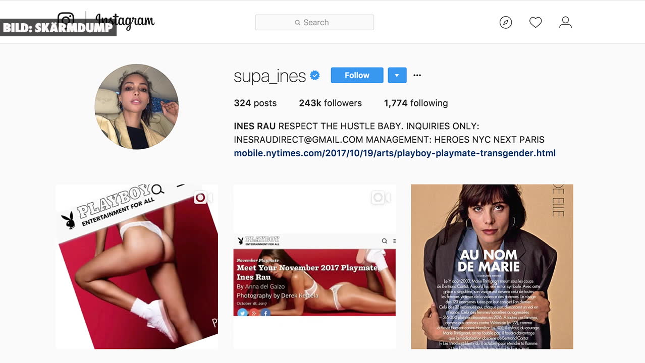 Ines Rau blir historisk Playboymodell