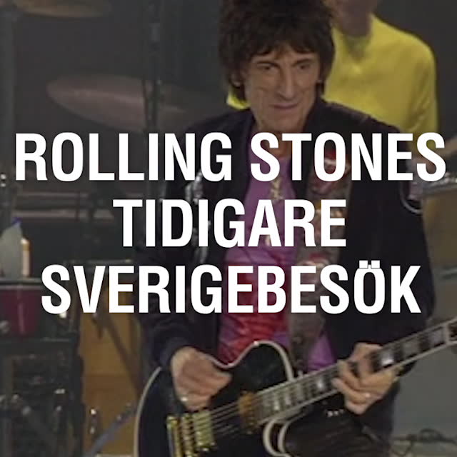 Rolling Stones tidigare Sverigebesök