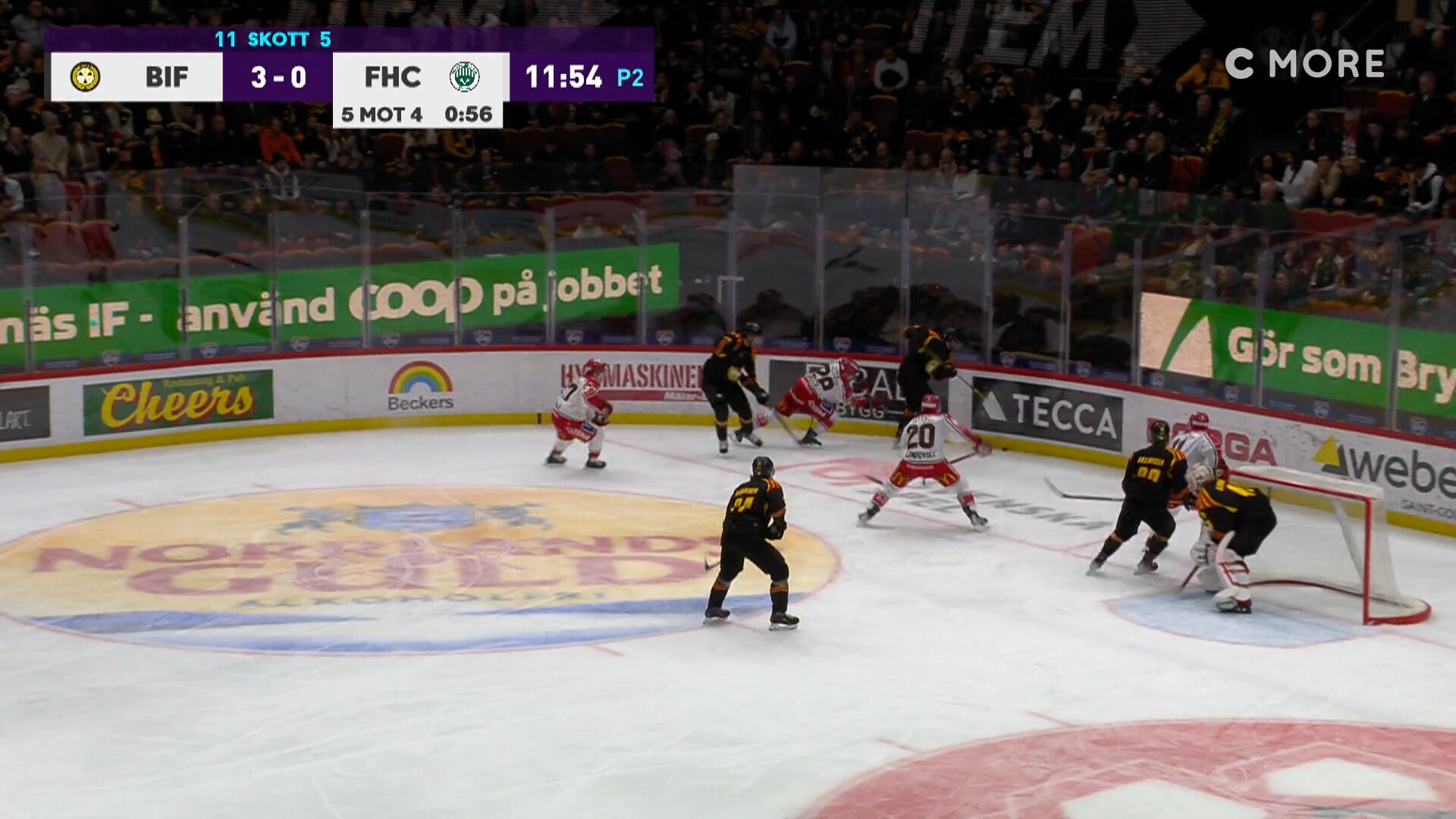 Här tar Brynäs tredje raka segern