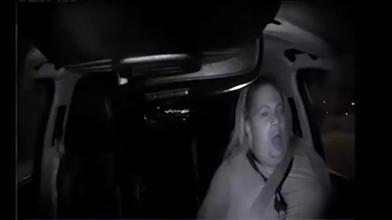 Polisens film från dödsolyckan med en självkörande bil