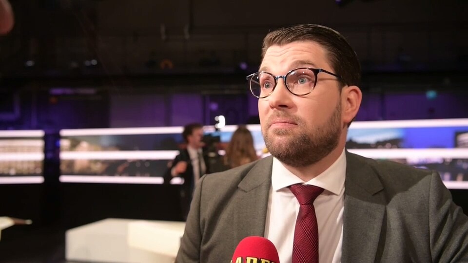 Jimmie Åkesson (SD) efter partiledardebatten