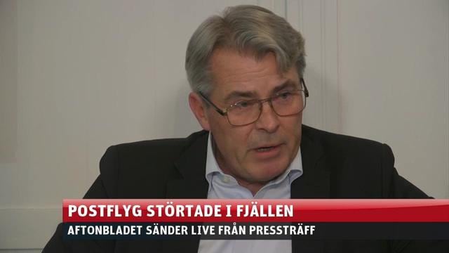 Svenskt godsflyg störtade i fjällen