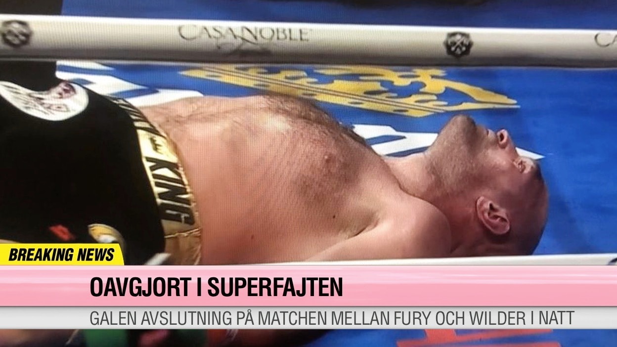 Oavgjort i superfajten mellan Fury och Wilder