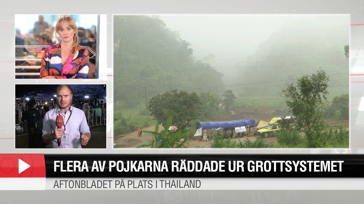 Räddningsinsatsen avbruten vid grottan