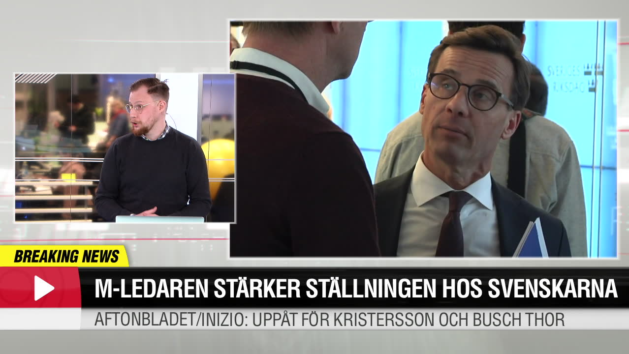 M-ledare stärker sin ställning hos svenskarna