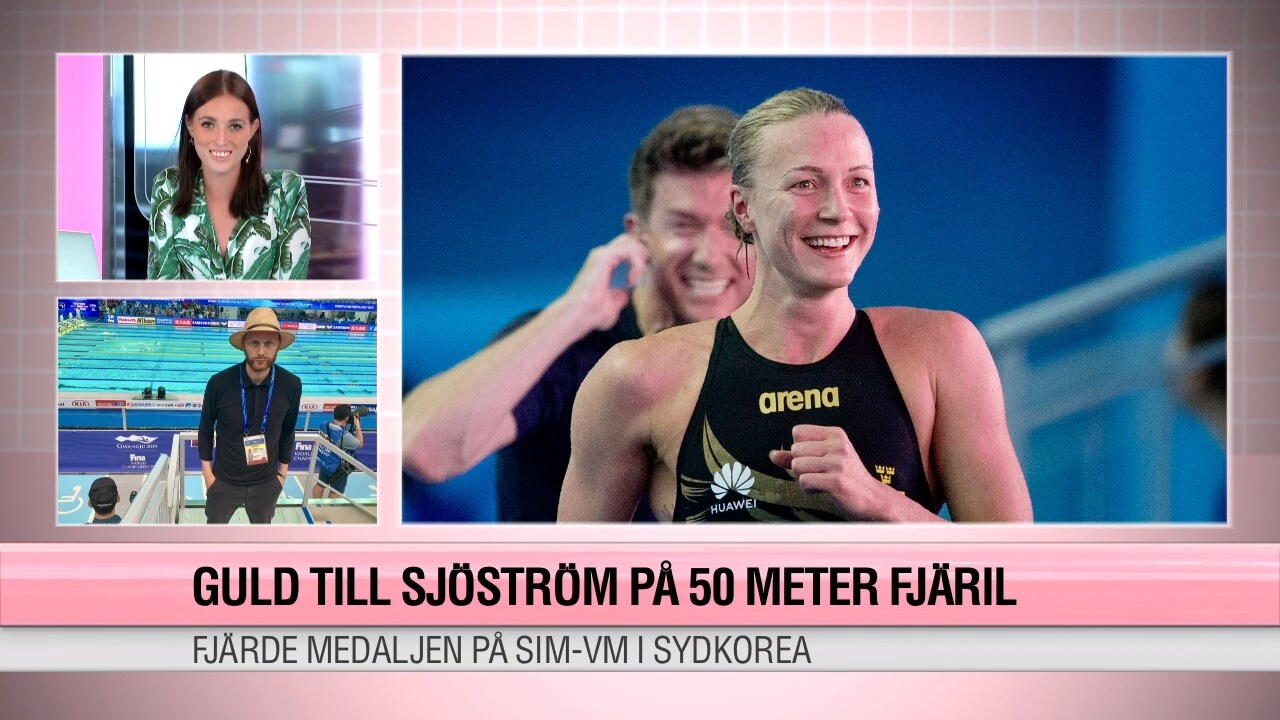 VM-guld till Sjöström: ”Inget perfekt lopp”