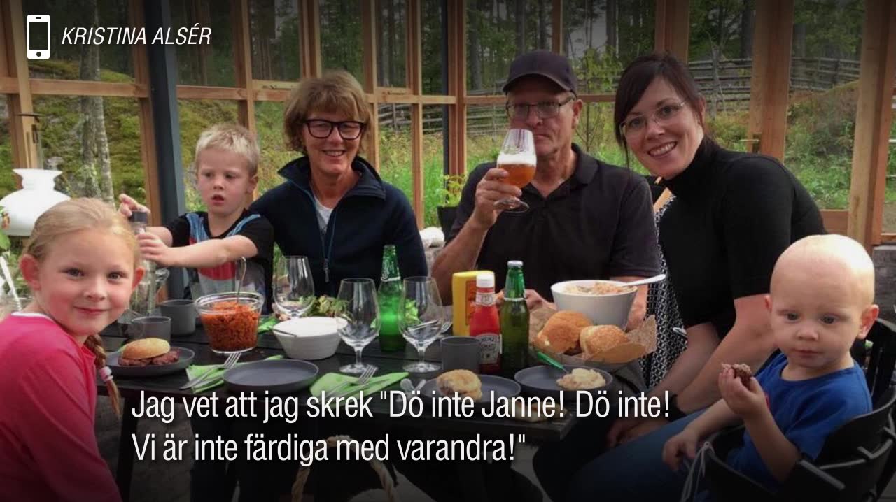 Kristina räddade sin mans liv med 800 hjärtkompressioner