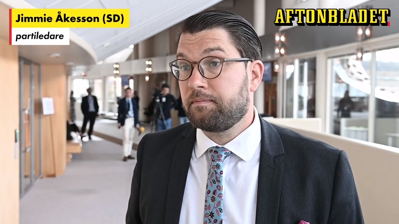 Jimmie Åkesson (SD): Kan allvarligt överväga hjälpa V att fälla regeringen
