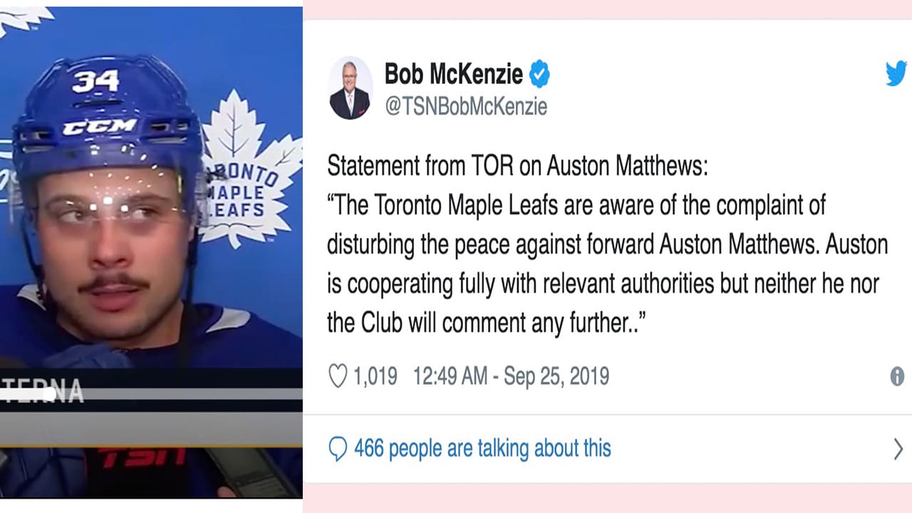 Matthews polisanmäld efter incident på hemmafest