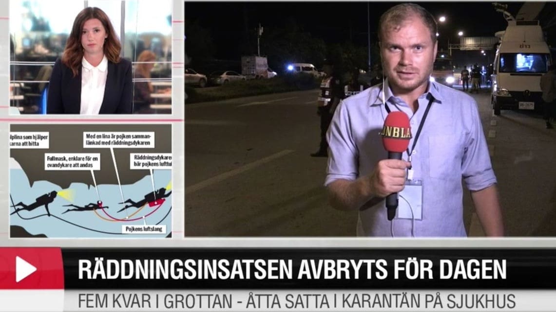 Aftonbladets reporter på plats: ”Verkar ha varit en lyckad insats idag”