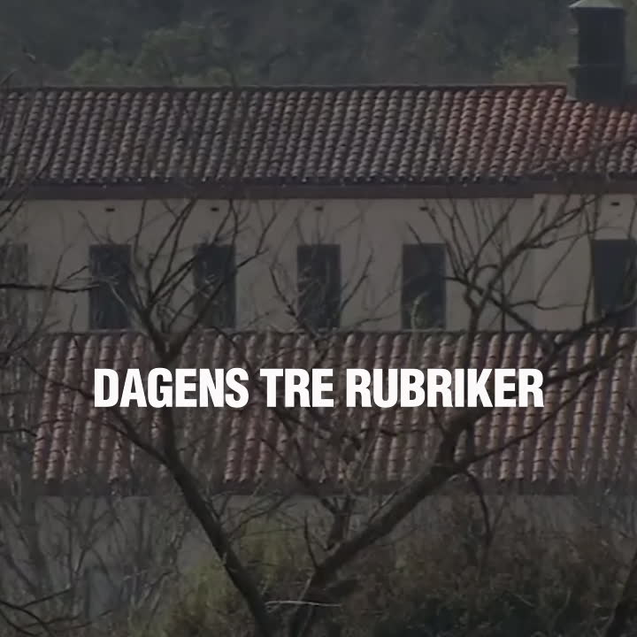 Dagens tre rubriker