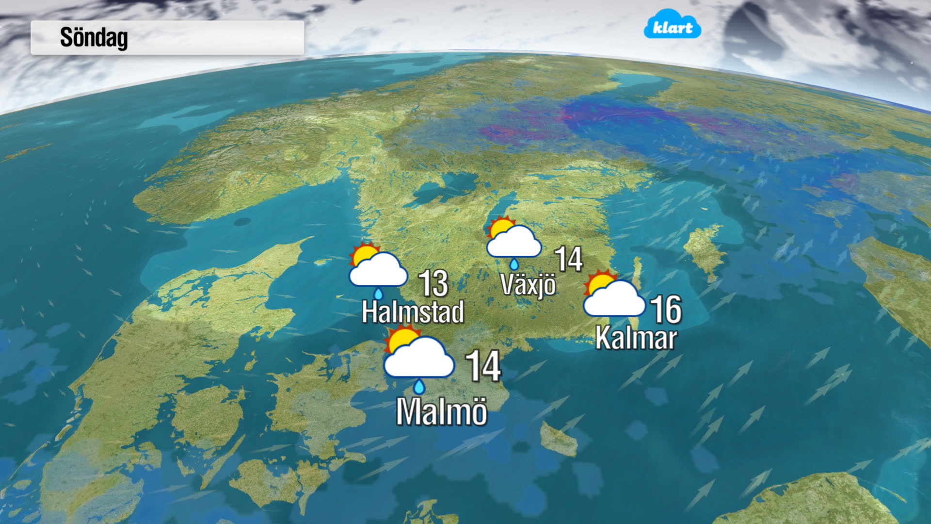 Så blir söndagsvädret där du bor