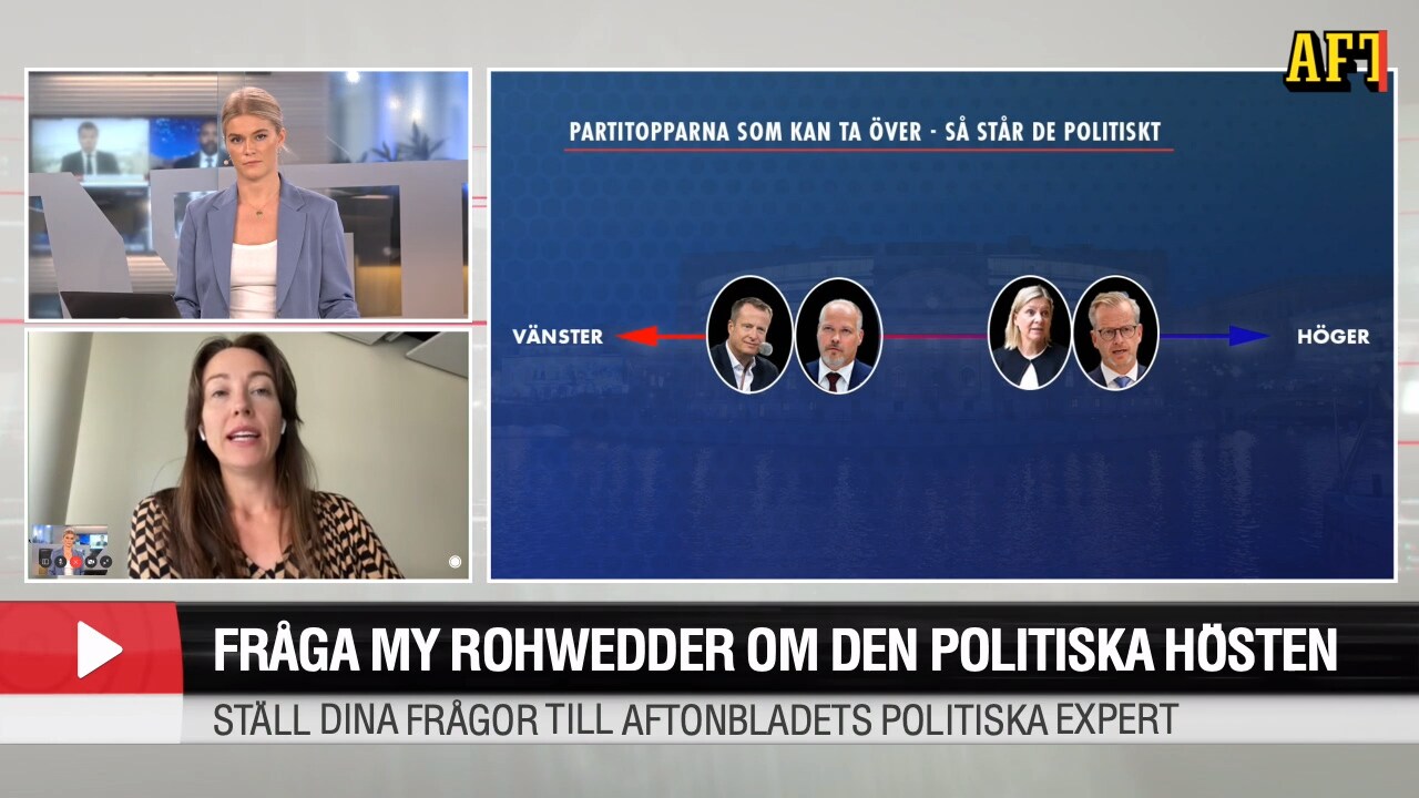 Skifte på statsministerposten – läsarnas frågor ställs till My Rohwedder