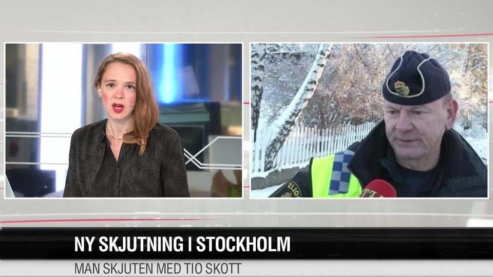 Tre skadade efter skottlossningar i Stockholm