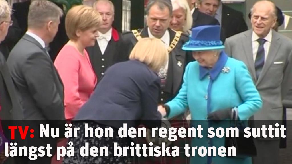 Elizabeth II firar rekordet