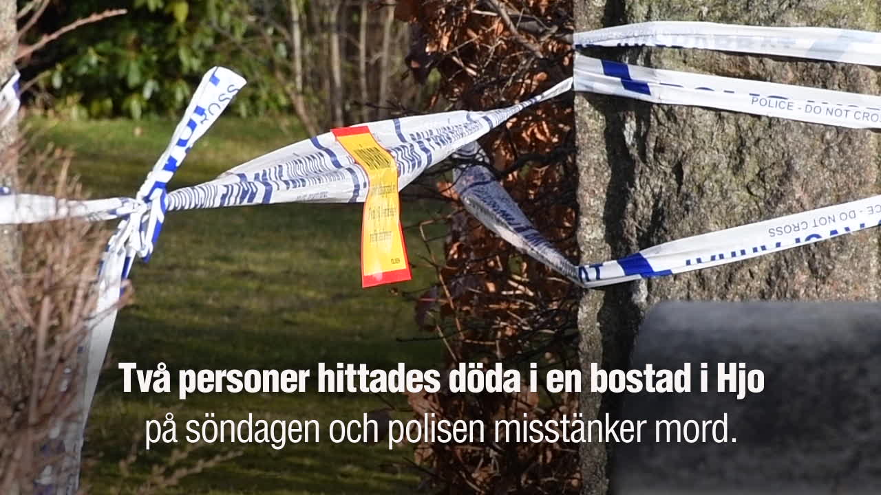 Misstänkt dubbelmord i Hjo