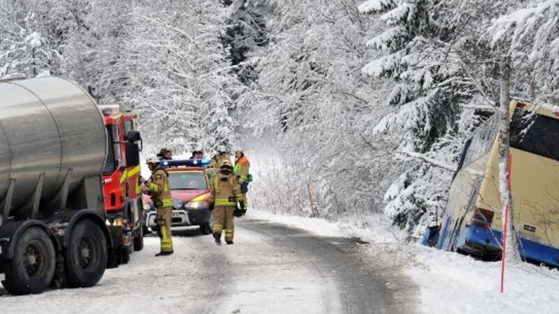 Klass 1-varning för snöfall