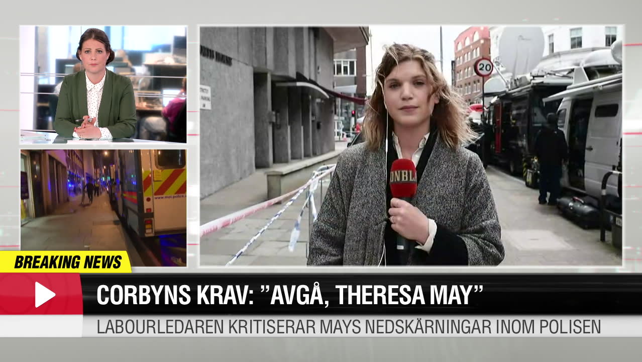 Corbyns krav: ”Avgå, Theresa May”