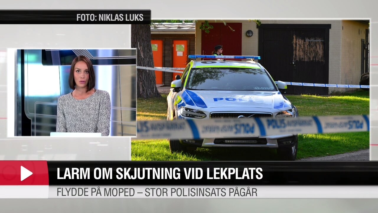 Larm om skottlossning i Norrköping