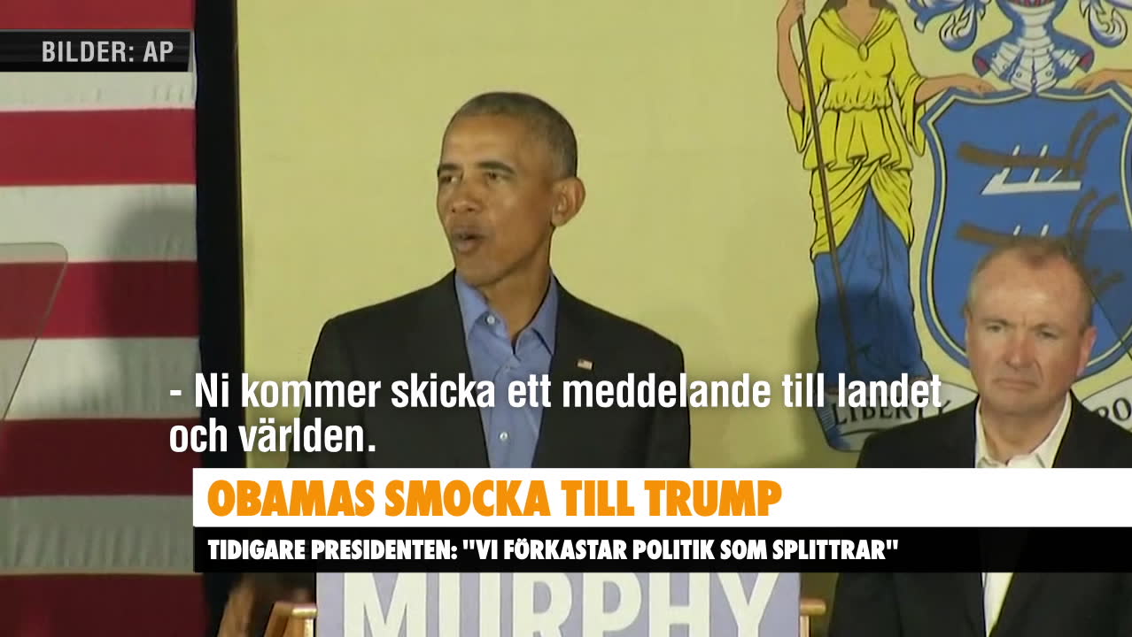 Obamas smocka mot Trump: ”Räcker inte att vara en duktig affärsman”