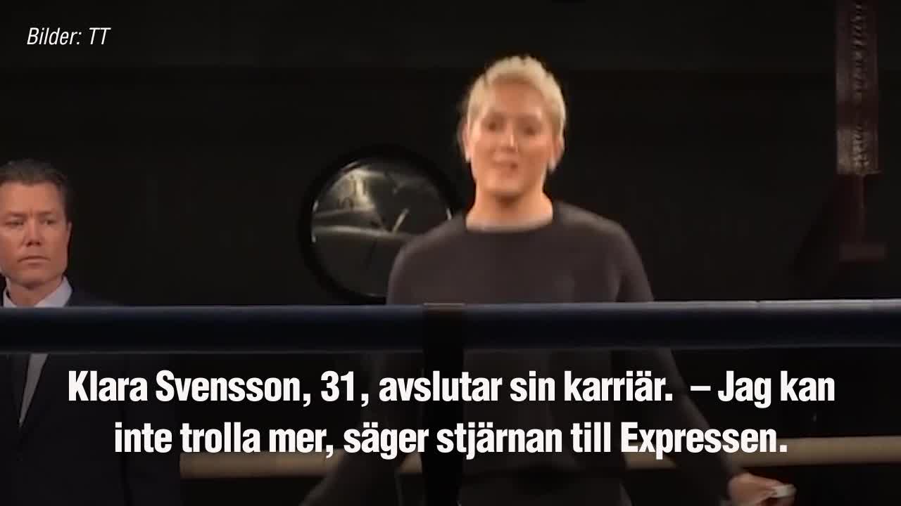 Klara Svensson avslutar sin karriär