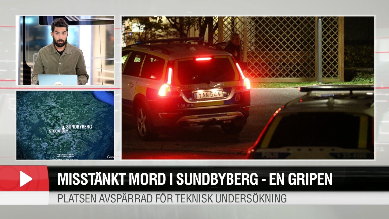 Misstänkt mord i Sundbyberg