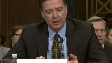 Comey: "Kommer inte ligga sömnlös"