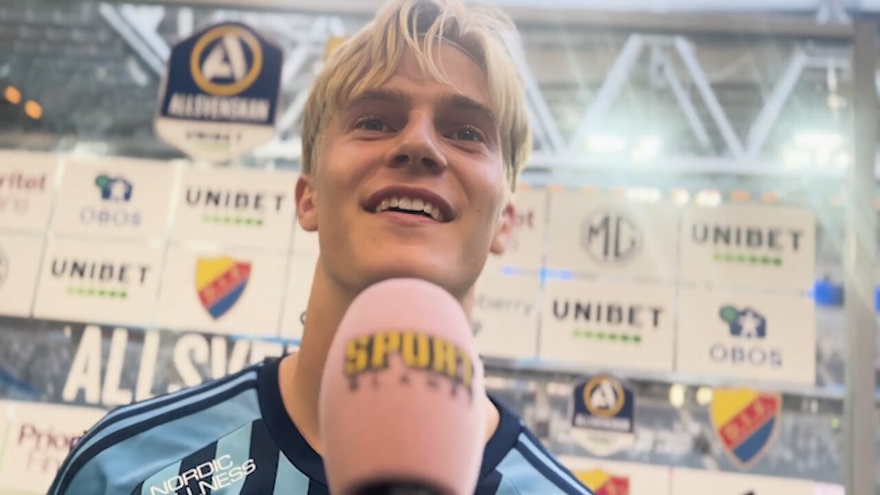 Lucas Bergvall efter första allsvenska målet: “Känns otroligt“