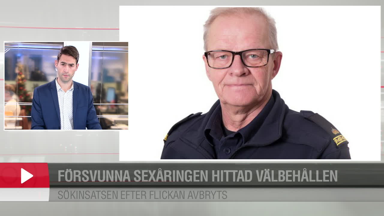 Försvunna sexåringen återfunnen