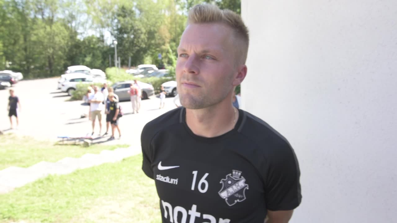 Sebastian Larsson: Efter sin första träning med AIK